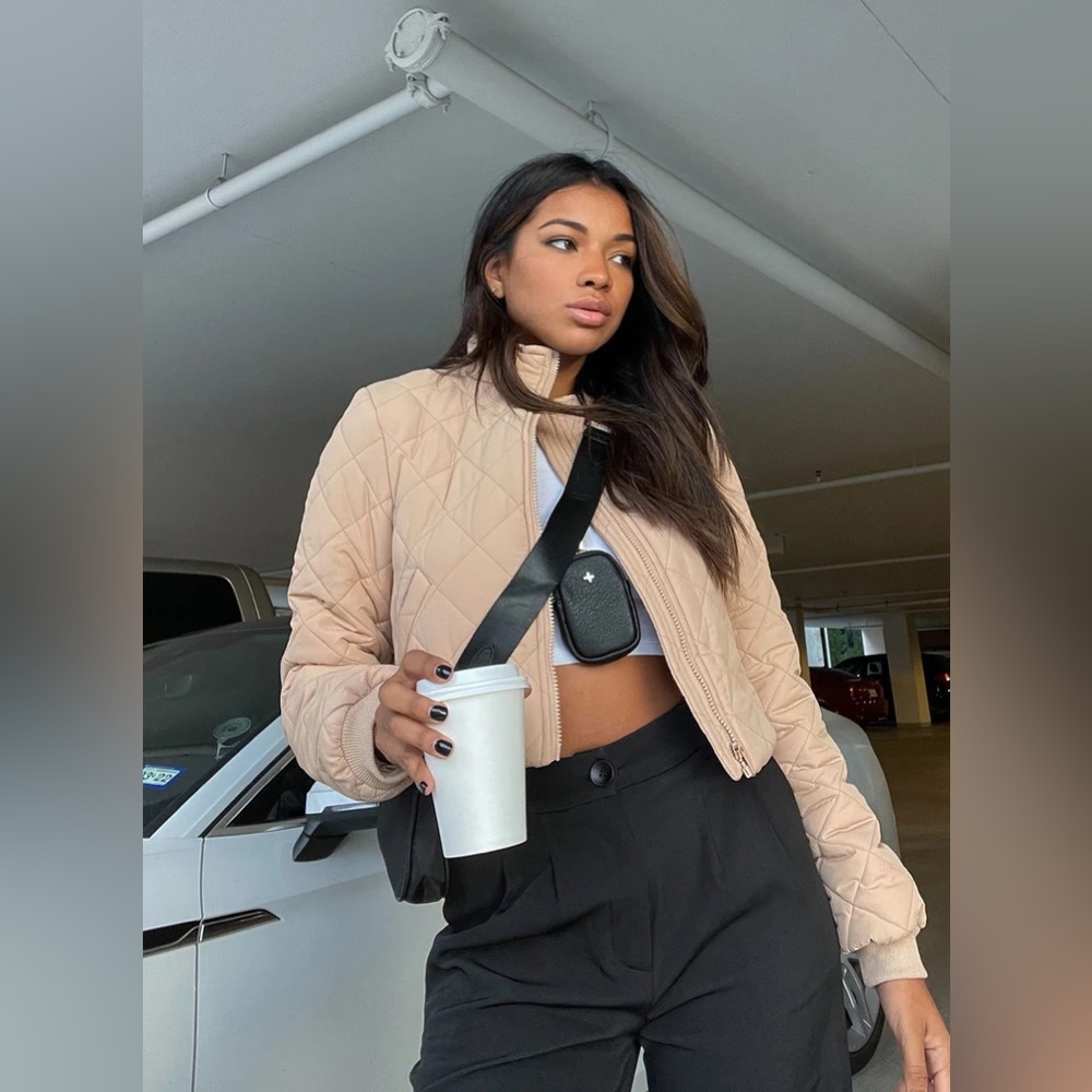 BLACK Princess Polly Lucia Puffer Jacket XS/S